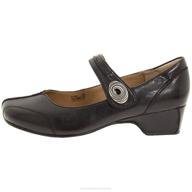 Women Josef Seibel Cara Slip-On Shoes BLACK 8048193