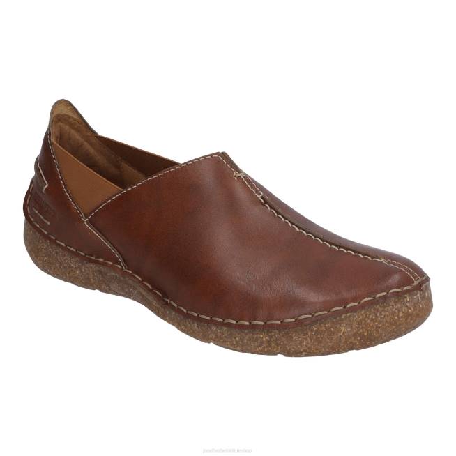 Women Josef Seibel Fergey 69 Slip-On Shoes BRANDY 8048194