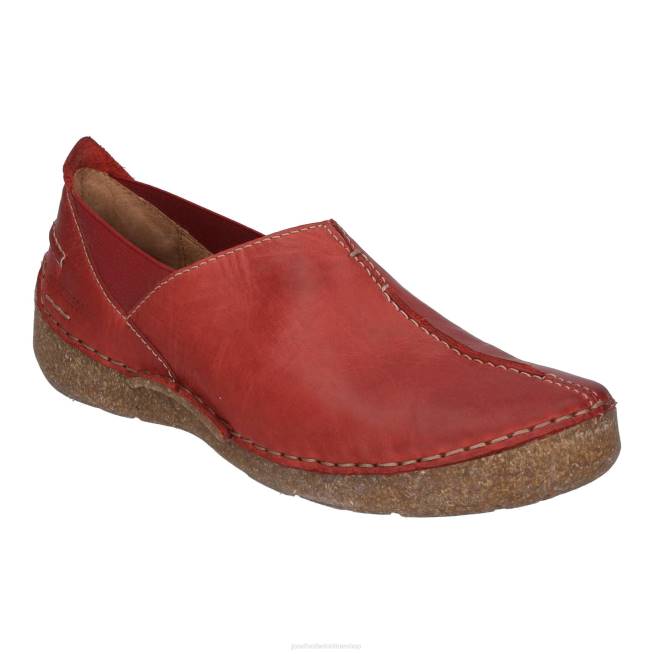 Women Josef Seibel Fergey 69 Slip-On Shoes RED 8048195