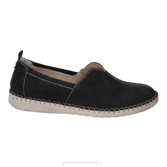Women Josef Seibel Sofie 38 Slip-On Shoes BLACK 8048192