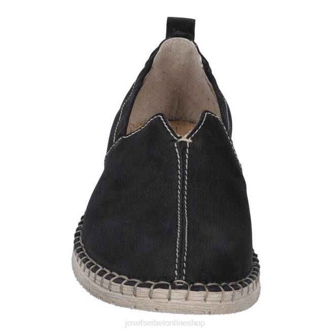 Women Josef Seibel Sofie 38 Slip-On Shoes BLACK 8048192